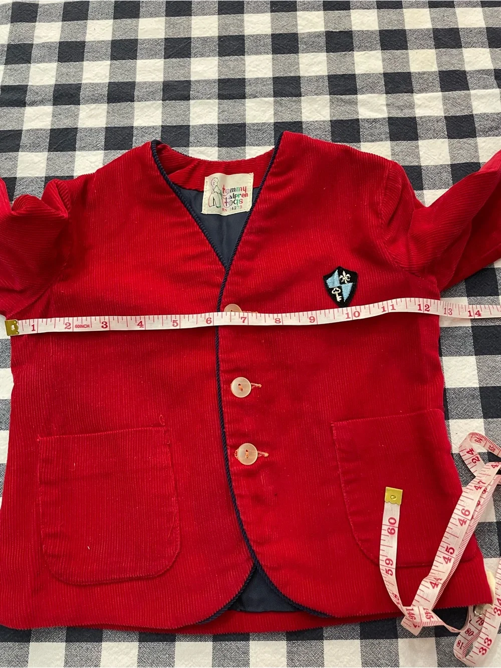 Vintage Tommy alpren Togs Blazer 3T